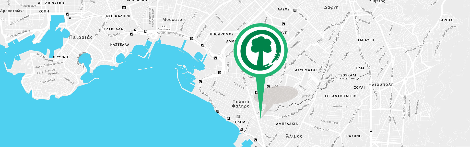 o kipos tis giagias google map